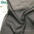 Chinese wholesale 100% polyester fabric material woven fusible elastic interlining two way stretch circular knitted interlining